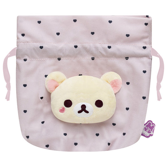 San-X Korilakkuma Pouch Drawstring Pouch from Korilakkuma no Koakuma Kibun Theme San-X Japan