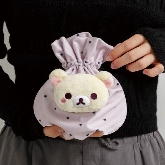 San-X Korilakkuma Pouch Drawstring Pouch from Korilakkuma no Koakuma Kibun Theme San-X Japan