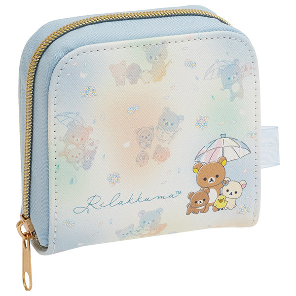 San-X Rilakkuma Supplement Pouch comes with plastic case from Ame nochi Hare Rilakkuma Theme San-X Japan