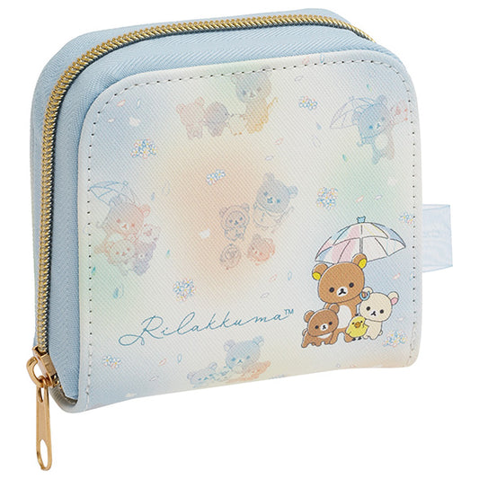 San-X Rilakkuma Supplement Pouch comes with plastic case from Ame nochi Hare Rilakkuma Theme San-X Japan
