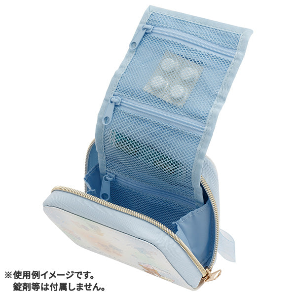 San-X Rilakkuma Supplement Pouch comes with plastic case from Ame nochi Hare Rilakkuma Theme San-X Japan