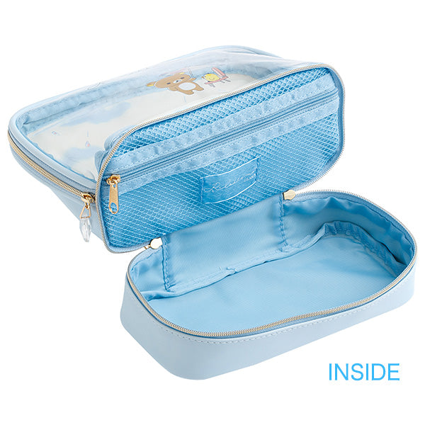 San-X Rilakkuma Pouch/ Case from Ame nochi Hare Rilakkuma Theme San-X Japan