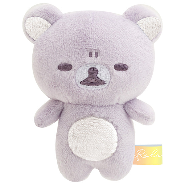San-X Rilakkuma Nanairo Tenori Plush Seven colours Rilakkuma from Ame nochi Hare Rilakkuma Theme San-X Japan