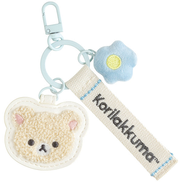 San-X Korilakkuma Keychain from Basic Rilakkuma Flower Theme San-X Japan