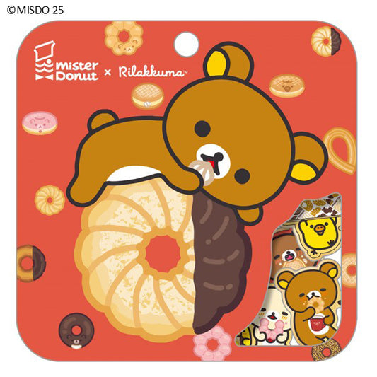 San-X Rilakkuma Paper Flake Stickers 'Seal Bits' Rilakkuma mister donut B San-X Japan