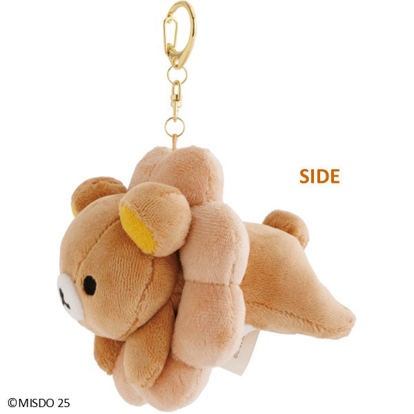 San-X Rilakkuma Rilakkuma Plush Keychain from mister donut theme San-X Japan