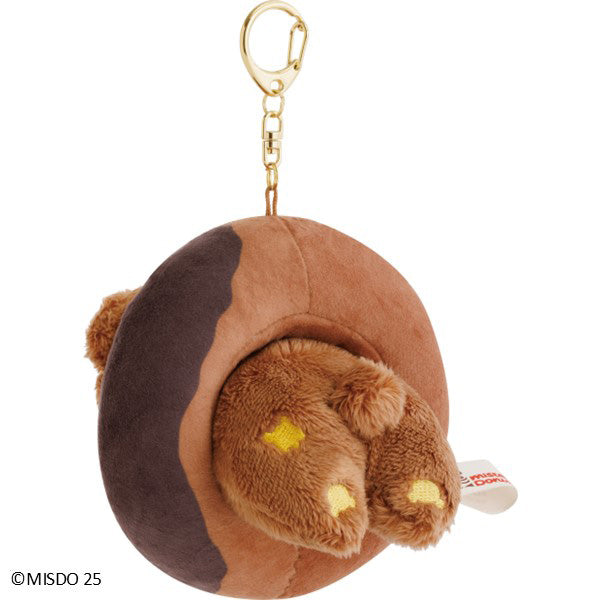 San-X Rilakkuma Chairoi koguma Plush Keychain from mister donut theme San-X Japan