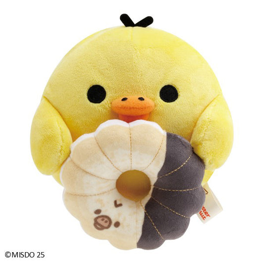 San-X Kiiroikotori Donut MakuMaku Plush Cruller Donut from mister donut theme San-X Japan
