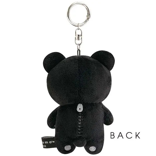 San-X Rilakkuma Rilakkuma Plush Keychain Basic Rilakkuma Monochrome theme from San-X Japan