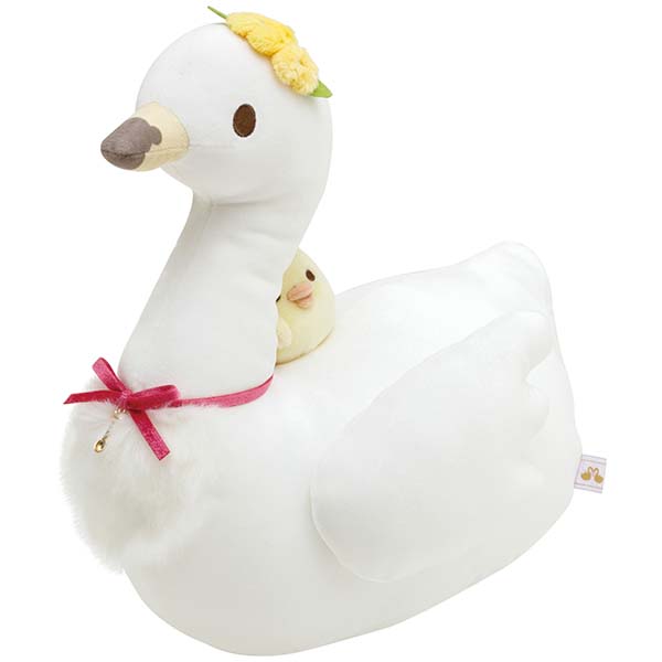 San-X Rilakkuma Swan big plush Height 30cm approx from ''Swan & Golden flowers' theme San-X Japan