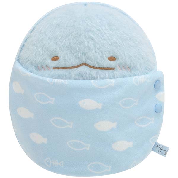 San-X Sumikko gurashi Tokage plush 'Sumikko Baby' Swaddled Baby Tokage theme San-X Japan
