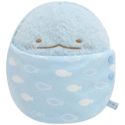 San-X Sumikko gurashi Tokage plush 'Sumikko Baby' Swaddled Baby Tokage theme San-X Japan