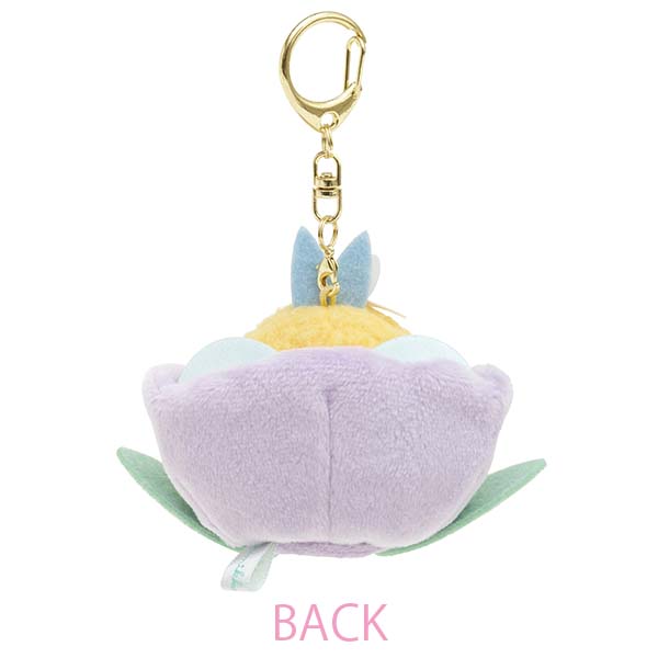 San-X Sumikko gurashi Plush Keychain Ebi furai , Aji furai from 'Flower garden of Zassou & Fairies' theme San-X Japan