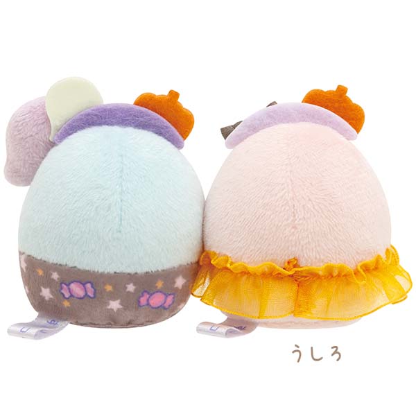San-X Sumikko gurashi Halloween Tenori Plush Set of Pink & Blue Tapioca from Obake Night Park in 2023 San-X Japan