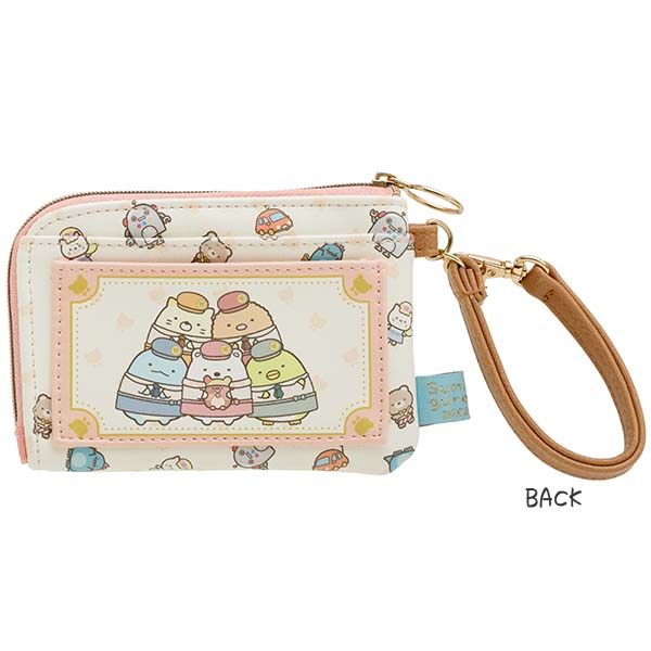 Sumikko gurashi Coin and Card Case Pouch from Movie 'Tsugihagi Koujou no Fushigina-ko' Theme San-X Japan