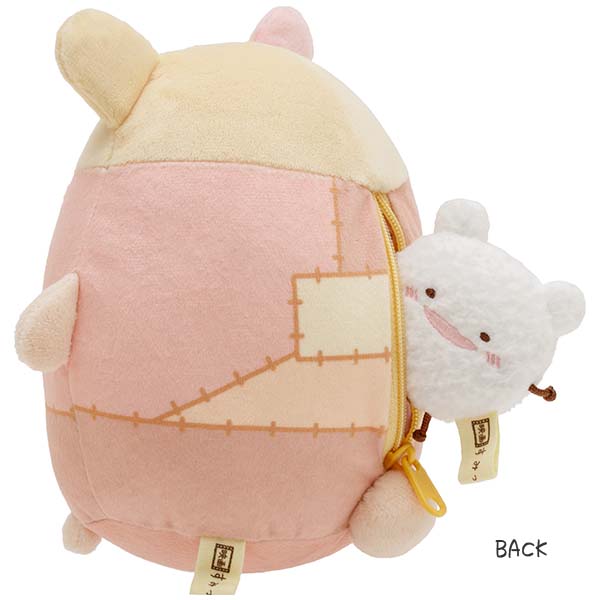 San-X Sumikko gurashi Plush set of  Shirokuma Plush and Wata (Cotton) Tenori plush from Movie 'Tsugihagi Koujou no Fushigina-ko' Theme San-X Japan