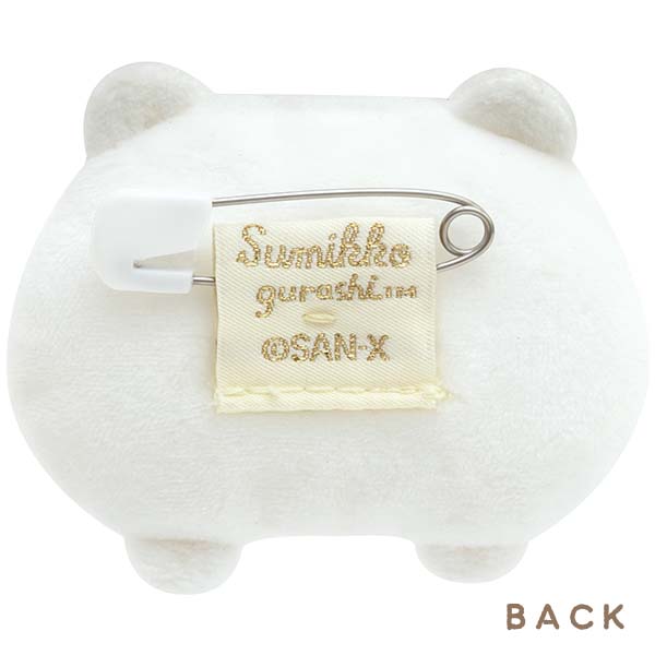 San-X Sumikko gurashi Face Plush Badge from Love! Sumikko! Theme San-X Japan