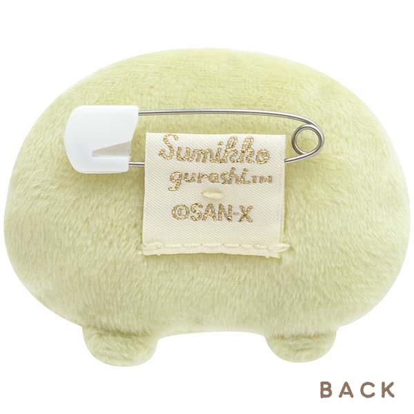 San-X Sumikko gurashi Face Plush Badge from Love! Sumikko! Theme San-X Japan