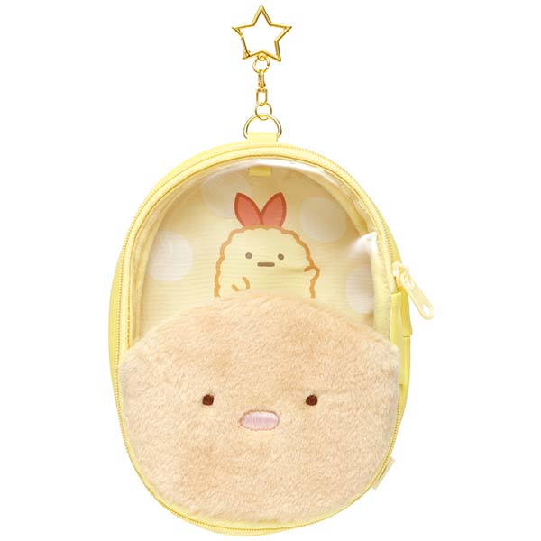 San-X Sumikko gurashi Plush Pouch with keychain From Love! Sumikko! Theme San-X Japan