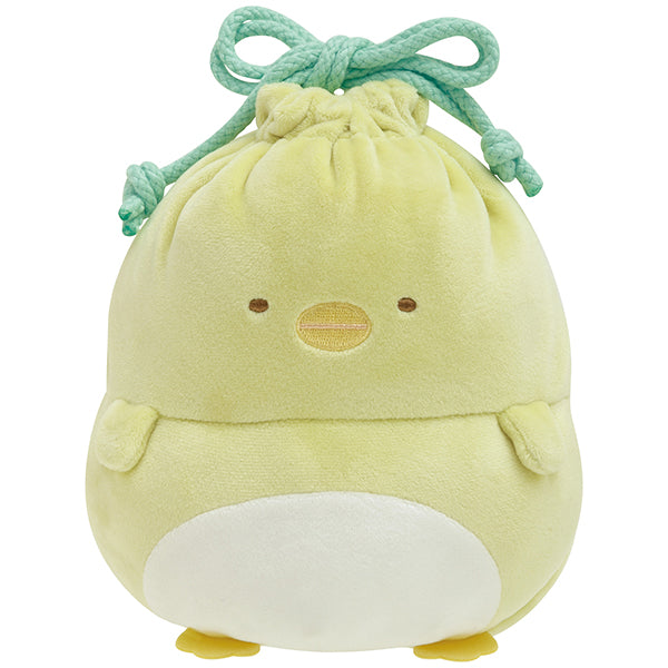San-X Sumikko gurashi Drawstring bag Penguin? from Pom Poko Kyumugurumi San-X Japan