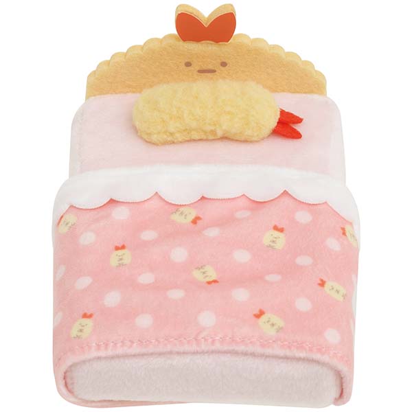 San-X Sumikko gurashi Plush Bed Ebi furai no shippo for Tenori plush from Sumikkomono Theme San-X Japan