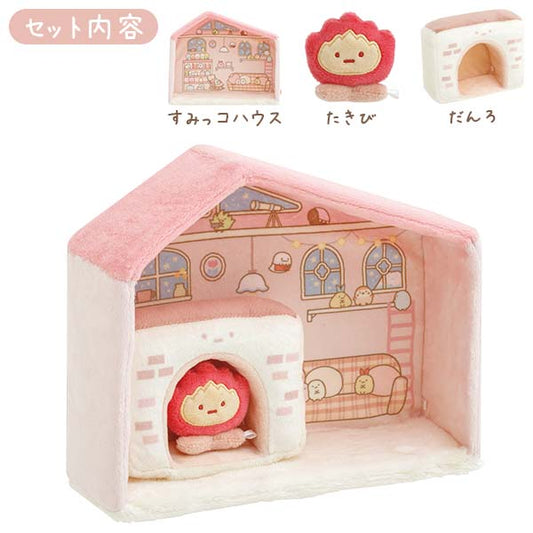 San-X Sumikko gurashi Plush Set of 'Sumikko House' from Sumikkomono Theme San-X Japan