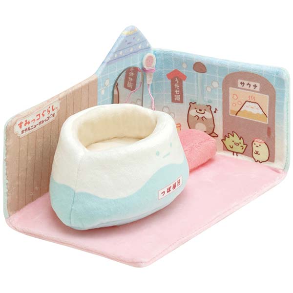San-X Sumikko gurashi Scene Plush Yama Bath from 'Hotel New Sumikko' Theme San-X Japan