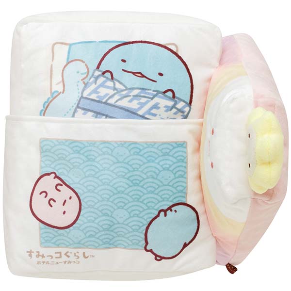 San-X Sumikko gurashi Plush Mini Cushion Pillow Yama from Hotel New Sumikko Theme San-X Japan