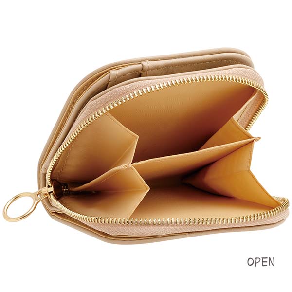 San-X Sumikko gurashi Compact Wallet with Sagara-Embroidery Tokage & Neko San-X Japan