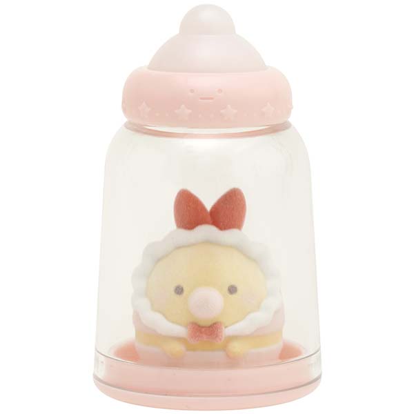 San-X Sumikko gurashi Ebi furai no shippo in Baby Bottle Petit Mascot Figure Flocking San-X Japan