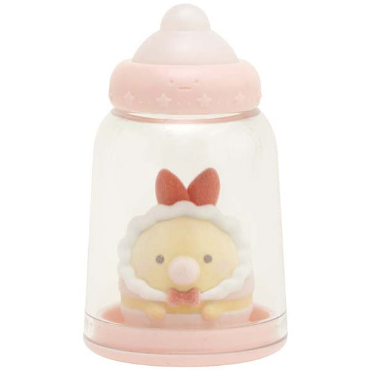 San-X Sumikko gurashi Ebi furai no shippo in Baby Bottle Petit Mascot Figure Flocking San-X Japan