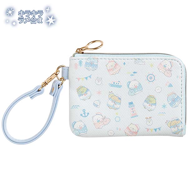 San-X Sumikko gurashi Coin Case with Card Holder from 'Shirokuma's Hometown' Theme San-X Japan