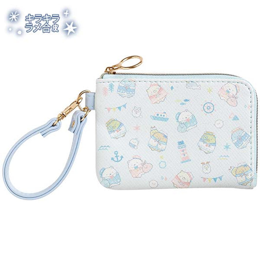San-X Sumikko gurashi Coin Case with Card Holder from 'Shirokuma's Hometown' Theme San-X Japan