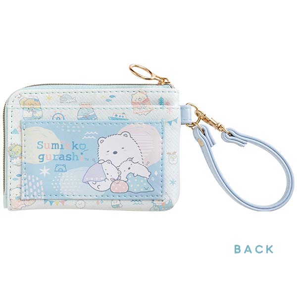San-X Sumikko gurashi Coin Case with Card Holder from 'Shirokuma's Hometown' Theme San-X Japan