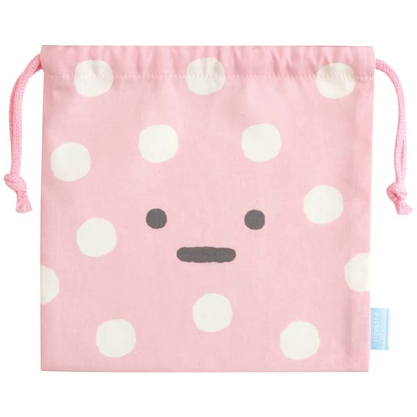 San-X Sumikko gurashi Furoshiki Mini Drawstring Bag from 'Shirokuma's Hometown' Theme San-X Japan