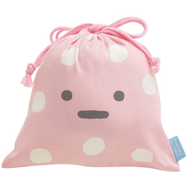 San-X Sumikko gurashi Furoshiki Mini Drawstring Bag from 'Shirokuma's Hometown' Theme San-X Japan