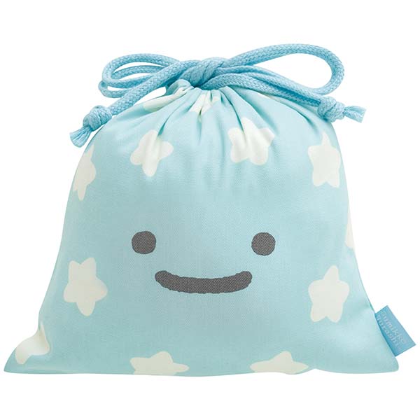 San-X Sumikko gurashi Furoshiki Mini Drawstring Bag from 'Shirokuma's Hometown' Theme San-X Japan