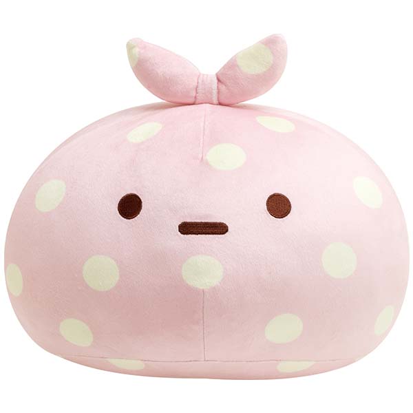 San-X Sumikko gurashi PINK Furoshiki Plush from 'Shirokuma's Hometown' Theme San-X Japan