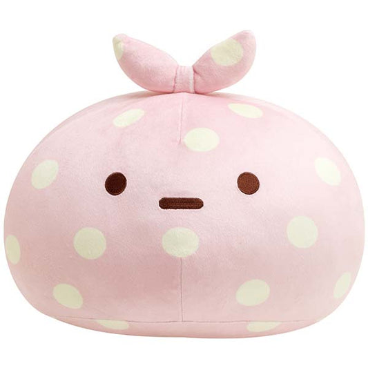 San-X Sumikko gurashi PINK Furoshiki Plush from 'Shirokuma's Hometown' Theme San-X Japan