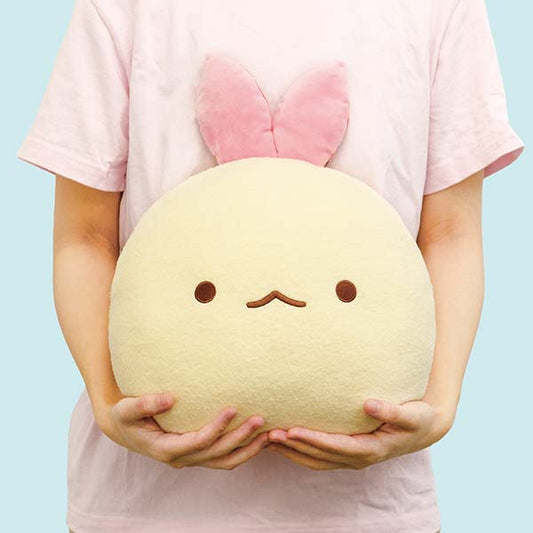San-X Sumikko gurashi Ebiten & Ebifurai no shippo Plush Cushion Mochi Touching from Angel Ebiten Idol Theme San-X Japan