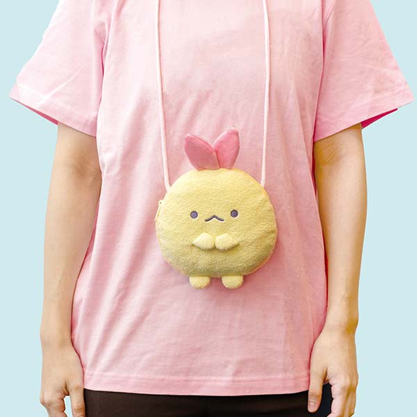 San-X Sumikko gurashi Ebiten no shippo Plush Pochette from Angel Ebiten Idol Theme San-X Japan
