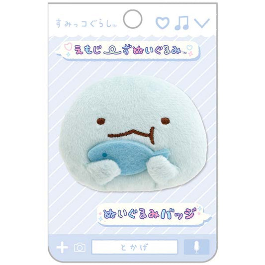 San-X Sumikko gurashi Tokage Emoji Plush Badge San-X Japan