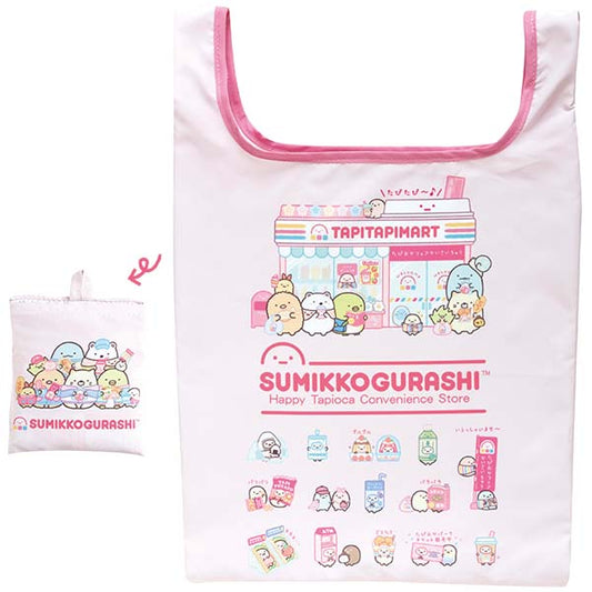 San-X Sumikko gurashi Foldable Eco Reusable Bag from Wakuwaku Tapioca Convenience Store San-X Japan