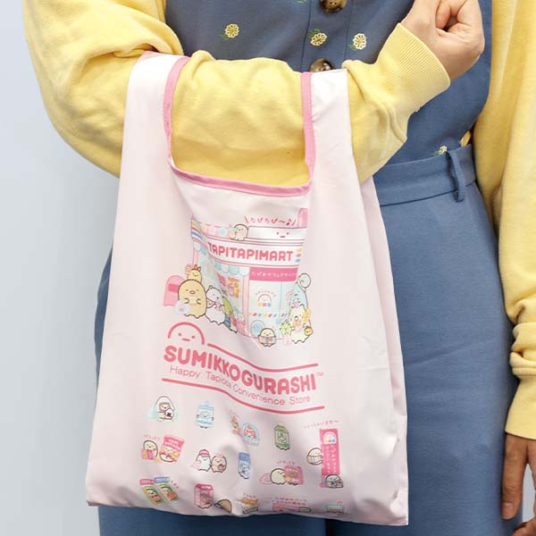San-X Sumikko gurashi Foldable Eco Reusable Bag from Wakuwaku Tapioca Convenience Store San-X Japan