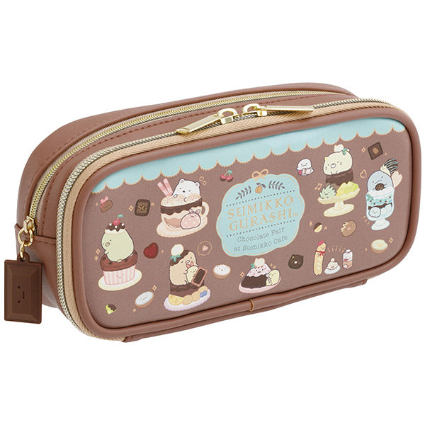 San-X Sumikko gurashi Pencil Case Pouch from Chocolate Fair at Sumikko Cafe Theme San-X Japan