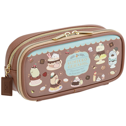San-X Sumikko gurashi Pencil Case Pouch from Chocolate Fair at Sumikko Cafe Theme San-X Japan