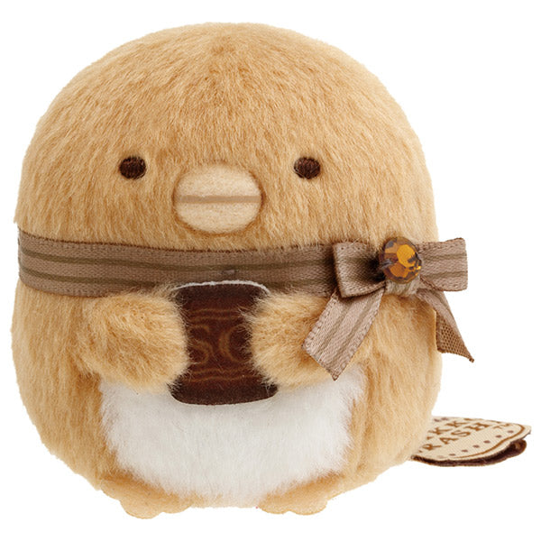 Sumikko gurashi Tenori Plush Chocolate Color Image from Chocolate Fair at Sumikko Cafe Theme San-X Japan