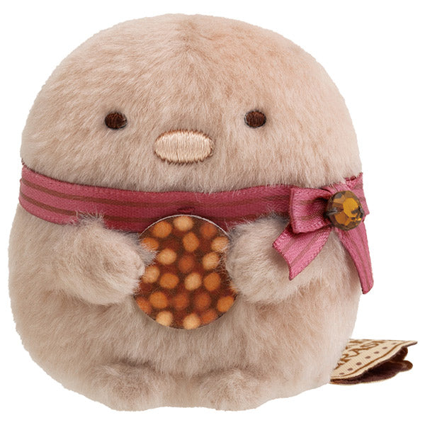 Sumikko gurashi Tenori Plush Chocolate Color Image from Chocolate Fair at Sumikko Cafe Theme San-X Japan