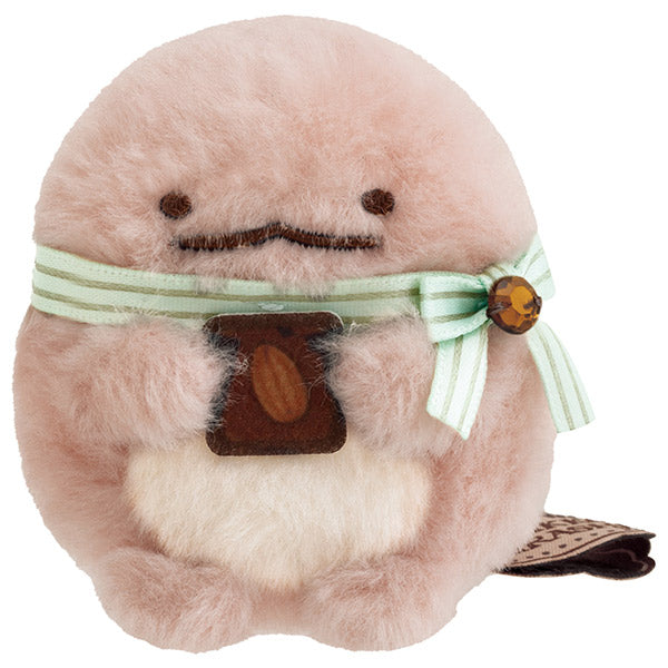 Sumikko gurashi Tenori Plush Chocolate Color Image from Chocolate Fair at Sumikko Cafe Theme San-X Japan