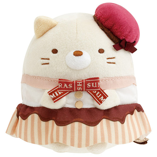 San-X Sumikko gurashi Atsumete Plush Neko from Chocolate Fair at Sumikko Cafe Theme San-X Japan